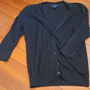 GAP Women's Classic Black Cardigan